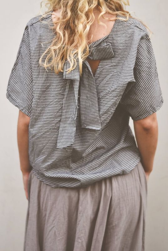 Brun - Pepper Bomulls Bluse