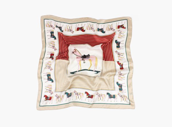 Hovedbilde Beige - Hester Skjerf 70 x 70 ...