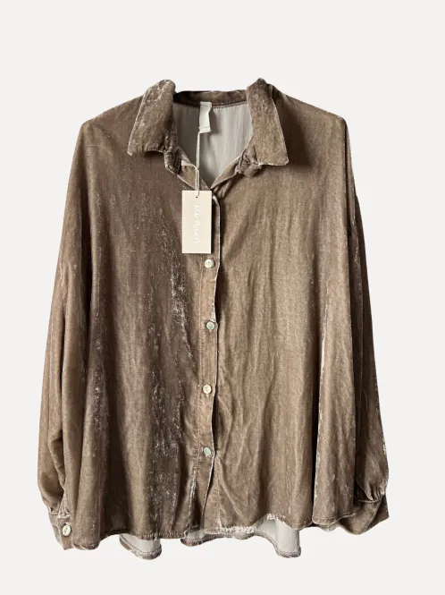 Hovedbilde Beige - Tara Fløyelsbluse