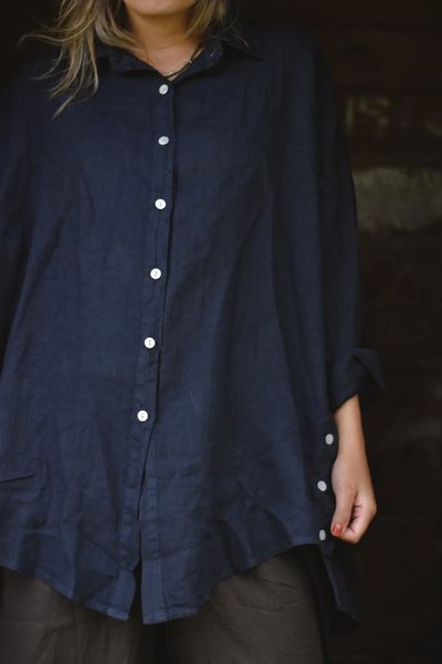 Hovedbilde Navy - Lovely fall Linskjorte