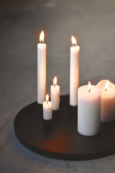 Hovedbilde Sort - Lite rundt fat med ...