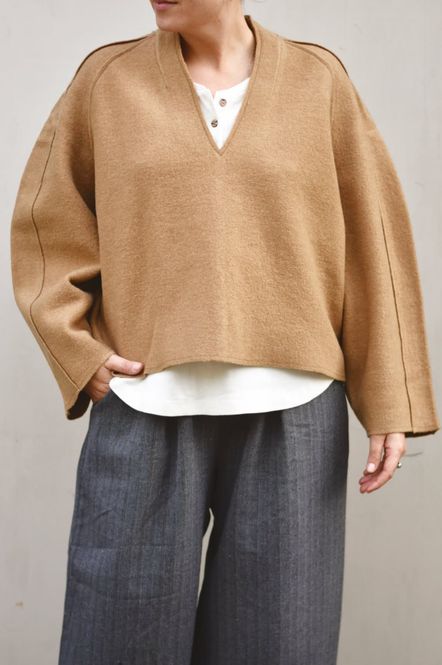 Hovedbilde Camel - Ea ls knit jumper