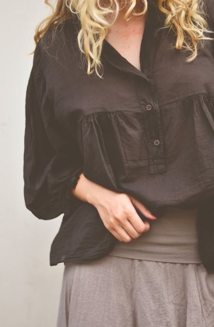 Hovedbilde Brun - Battina Bomulls Bluse