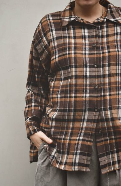 Hovedbilde Rutete Cord Storskjorte