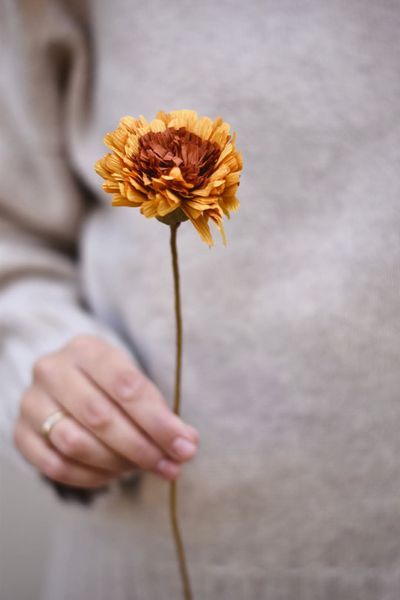 Hovedbilde Gul - Gerbera Papirblomst 30 ...