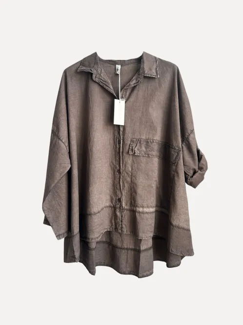 Hovedbilde Brown - Coco Bomulls Skjorte