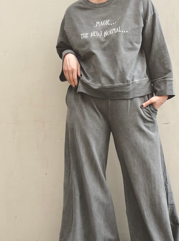 Washed Grey - Magic Genser