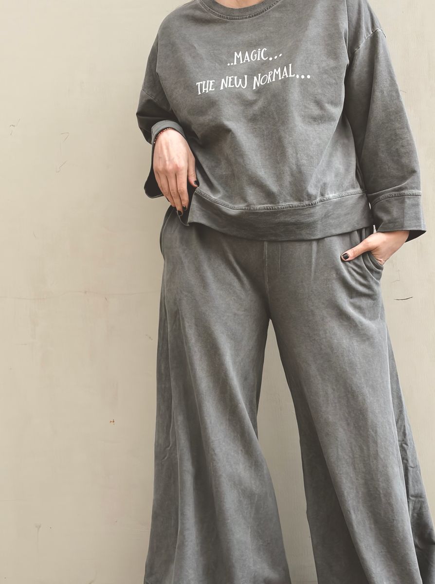 Washed Grey - Magic Genser