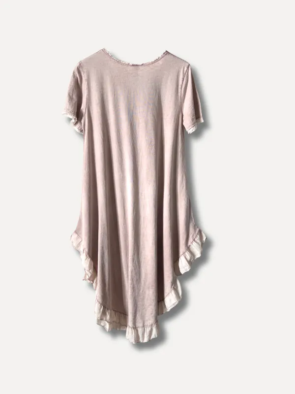Washed Powder Pink - Summer Swirl Kjole