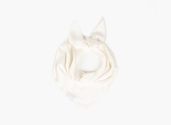 Hovedbilde Hvit - Ensfarget Skjerf 70 x ...