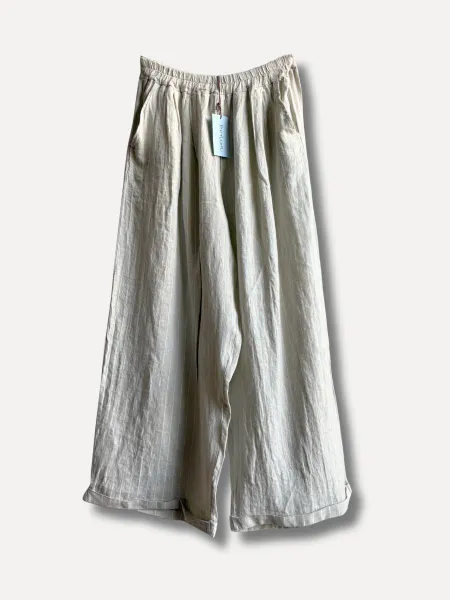 Hovedbilde Beige/hvit - Lee Lin Bukse