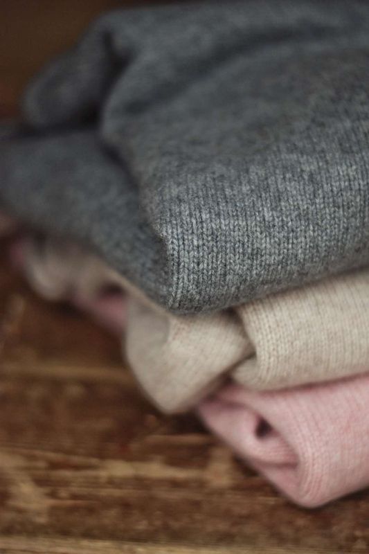 Beige - Kashmir Genser 