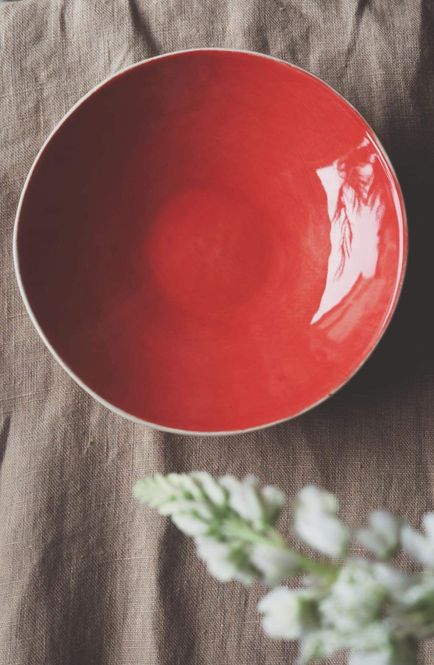 Hovedbilde Rød - Medium Skål