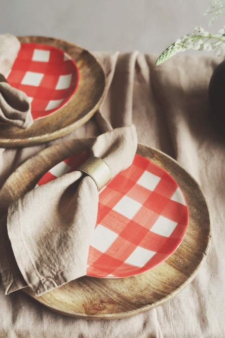 Hovedbilde Rød/hvit - Gingham ...