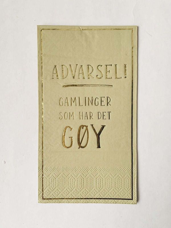Grønn - Gamlinger Buffet Serviett