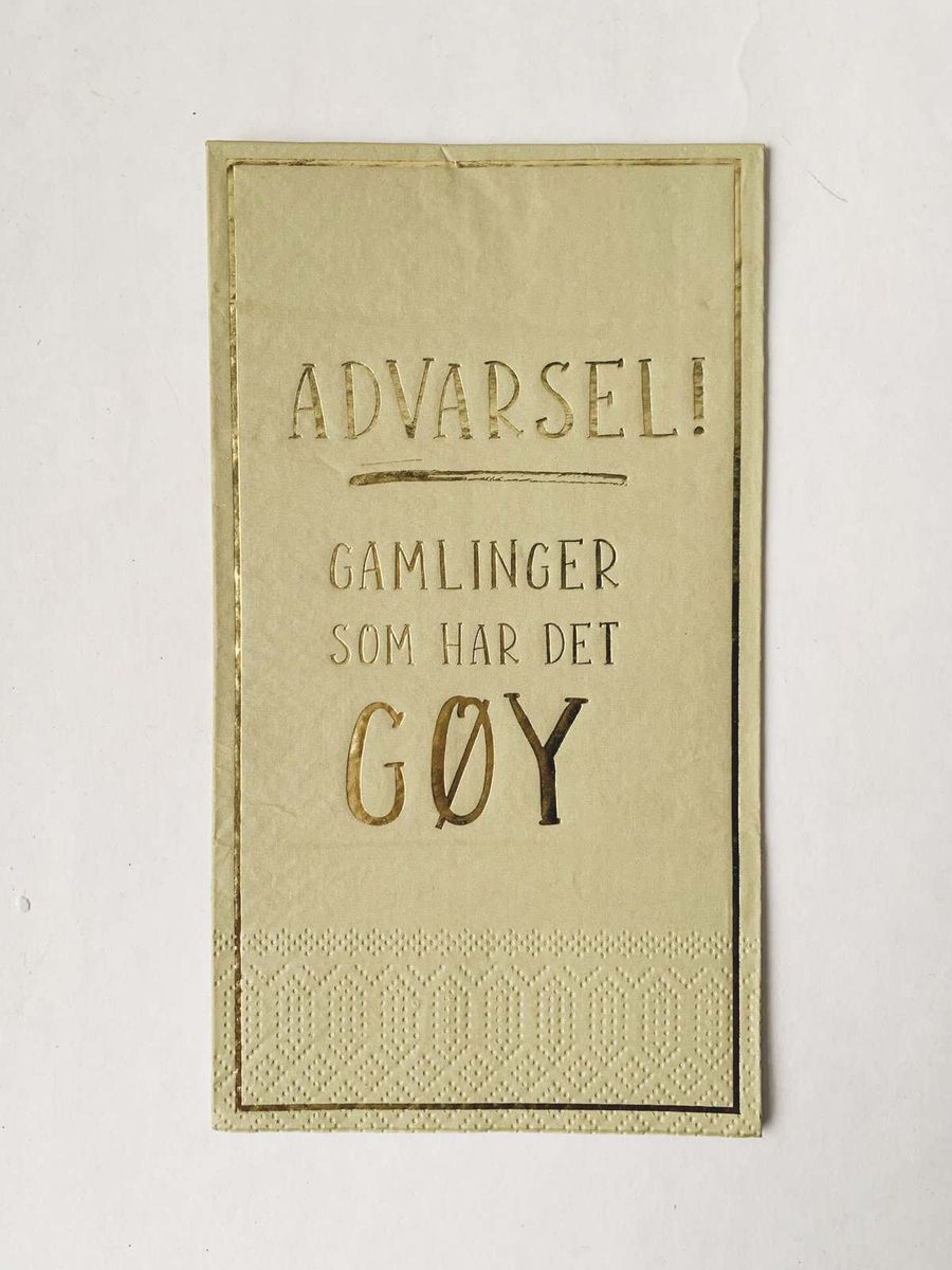 Grønn - Gamlinger Buffet Serviett