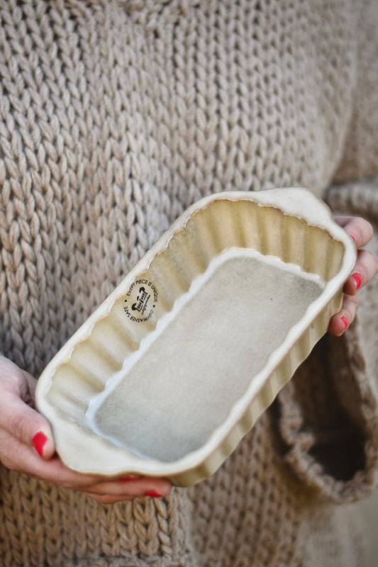 Beige - Liten ildfast form