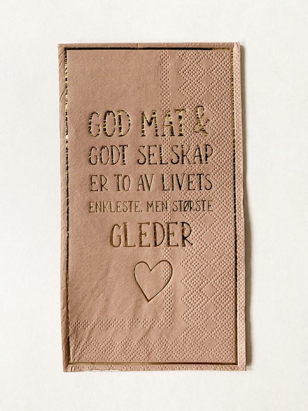 God Mat Og Godt Selskap - Serviett
