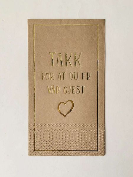 Hovedbilde Vår gjest  - Buffet Serviett