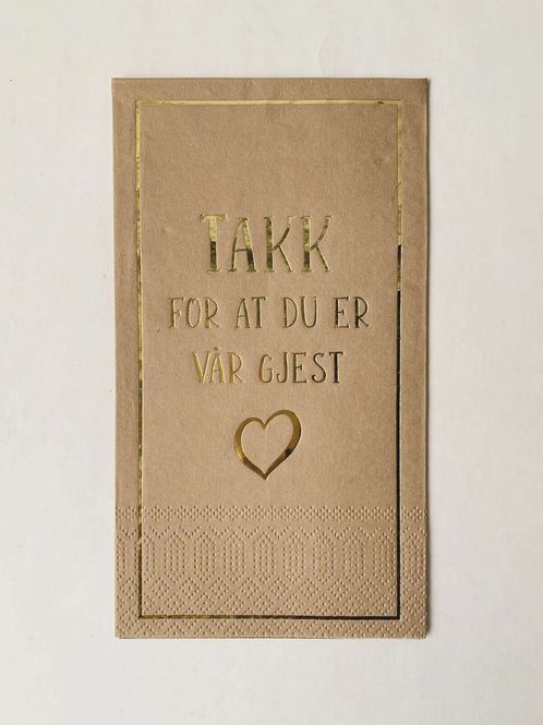 Hovedbilde Vår gjest  - Buffet Serviett
