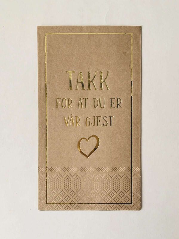 Vår gjest  - Buffet Serviett