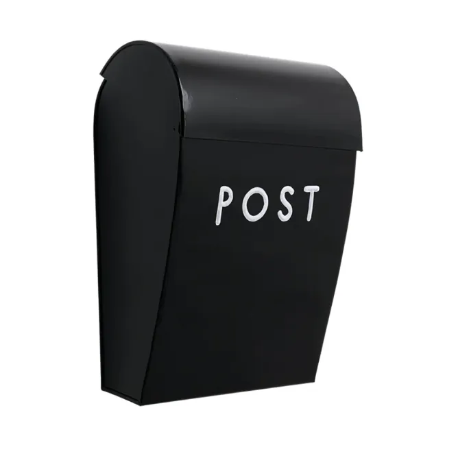 Hovedbilde Sort - Stor Postkasse 