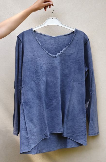 Hovedbilde Navy - Classic V-hals ...