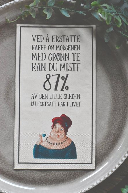 Hovedbilde Ved å erstatte kaffe - Buffet ...