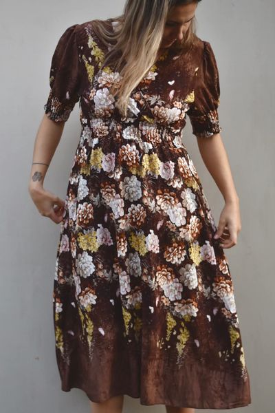 Hovedbilde Brun - Lydia Viskosekjole