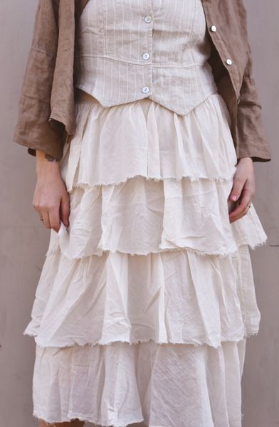 Hovedbilde Cream - Boo Boho Skjørt