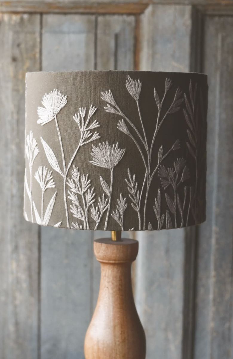 Olivengrønn - lampeskjerm