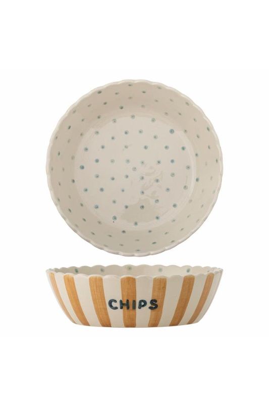 Stripet  - Chips skål