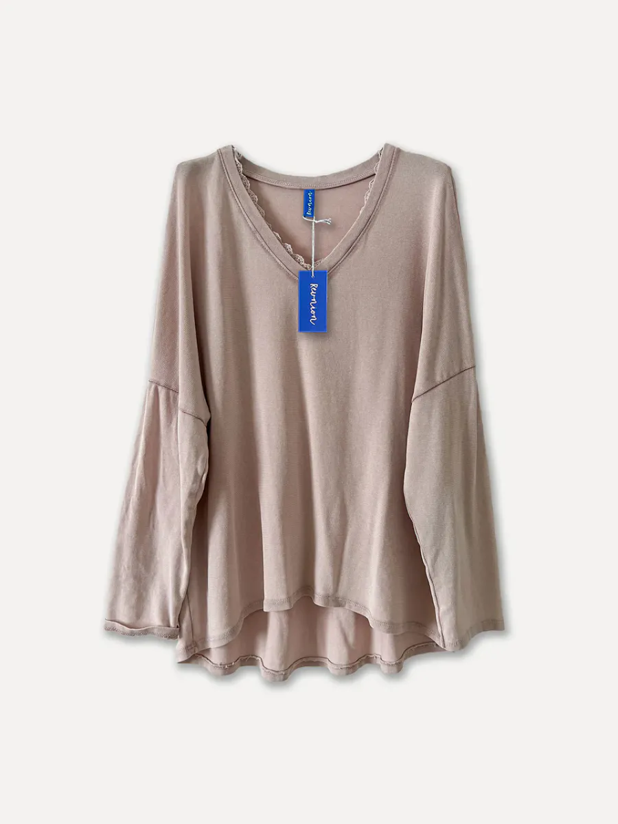 Dusty pink - Lace Genser