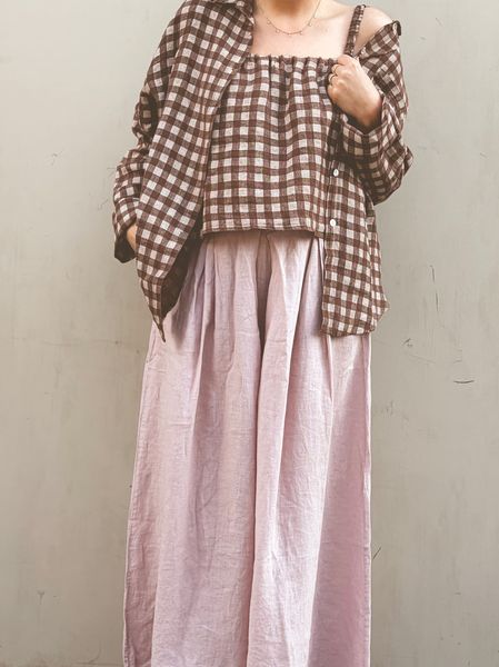 Hovedbilde Brun/Hvit - Devi Singlett