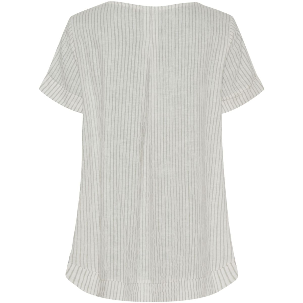 Grey - Natalie T-skjorte Stripe