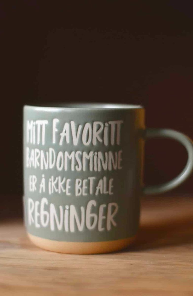 «Mitt favoritt barndomsminne» Krus