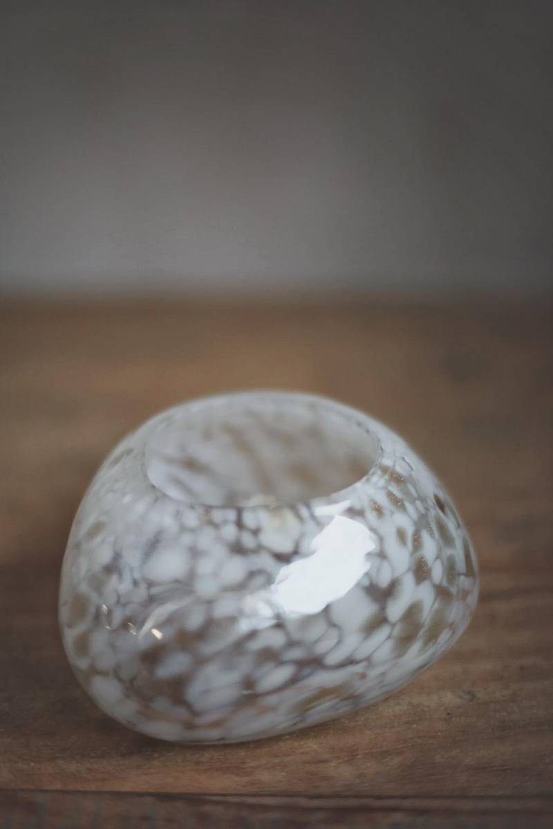 Krem - Organisk lysglass 