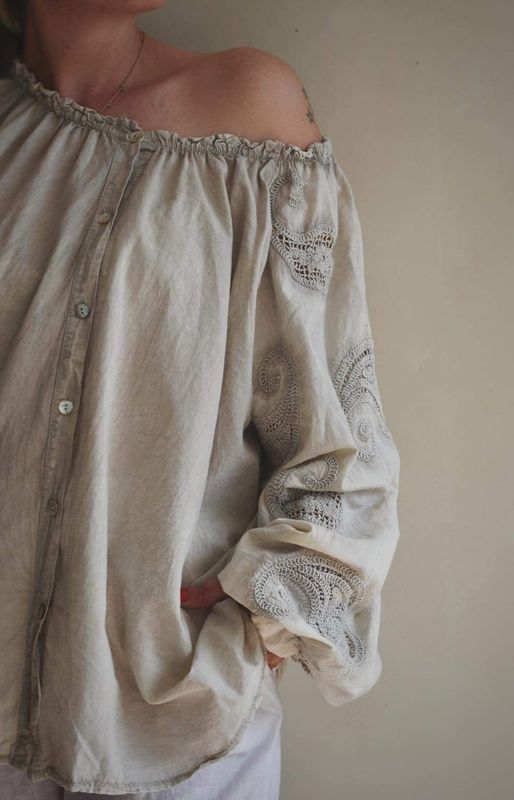 Beige - Patty Bluse