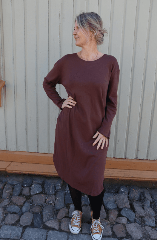 Brun - Sanne Bomulls Kjole