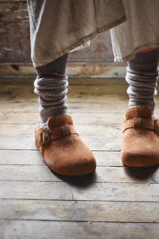 Dark tan - Nesso Semsket Mules
