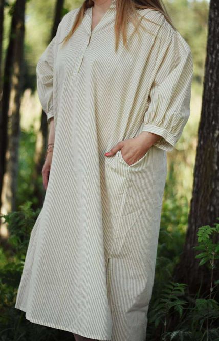 Hovedbilde Beige/hvit - Amelia Bomulls ...