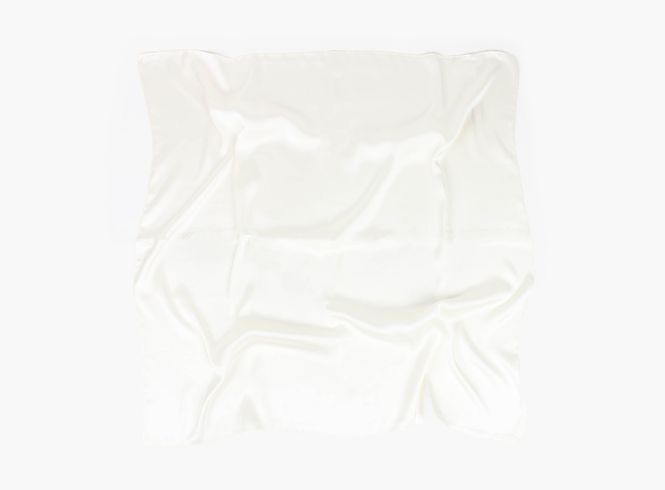 Hovedbilde Hvit - Ensfarget Skjerf 70 x ...