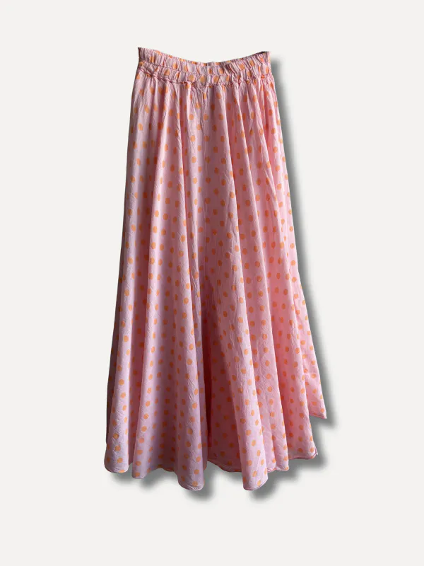 Pink/mango - Summer Dot Skjørt