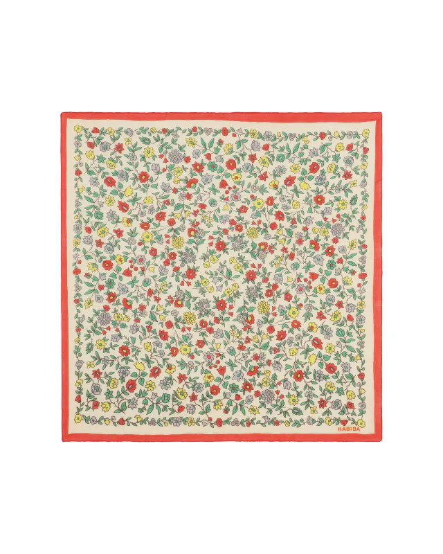Vanilla/Red - Hilma skjerf