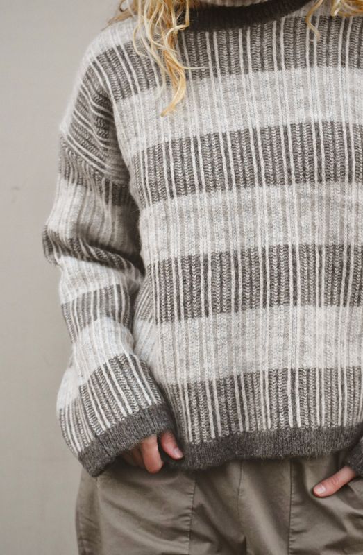 Medium Grey - Slfalva Strikkegenser