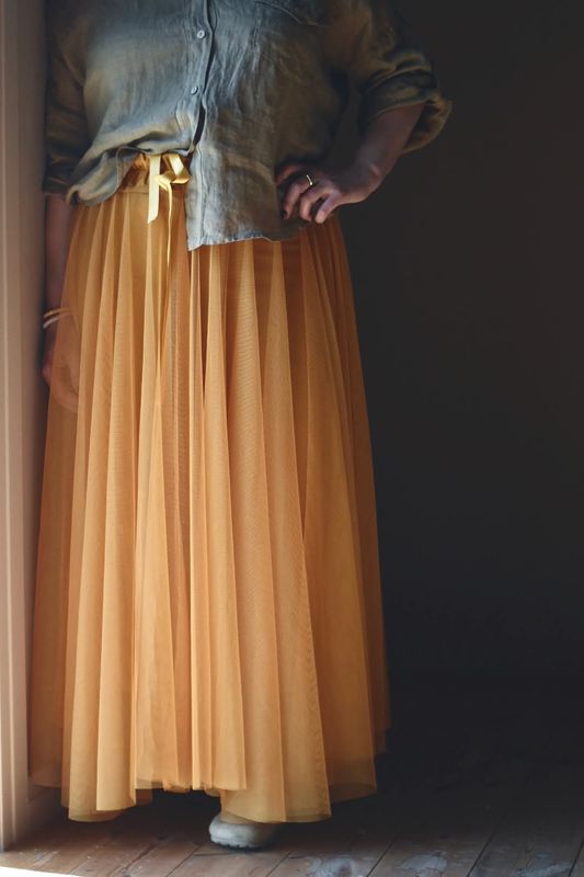 Sennepsgul - Tulle Tyllskjørt