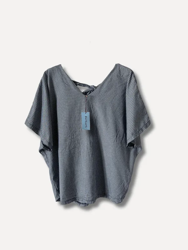 Marine - Pepper Bomulls Bluse