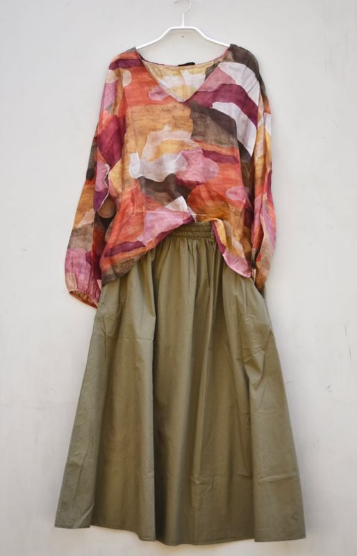 Burnt wine - Zella Lyocell Bluse