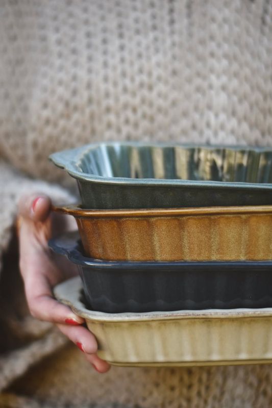 Mørk blå - Liten ildfast form